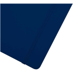 A4-notitieboek met harde kaft, elastische sluiting en kunstleer, gelinieerde pagina's kleur marineblauw weergave detail 1