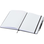Set met A5-notitieboek met harde kaft en pen met blauwe inkt kleur zwart tweede weergave