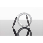 Magnetische oplaadkabel met oprolfunctie en dubbele ingang 60W kleur grijs