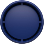Herbruikbare beker met 360° deksel en isolerende rand 350ml kleur blauw tweede weergave