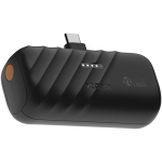 Externe batterij met opvouwbare USB-C en snelladen 5.000 mAh Xtorm kleur zwart weergave bedrukking logo 2