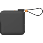 3-in-1 reisoplader met draadloos opladen 10.000 mAh Xtorm kleur zwart tweede weergave achterkant
