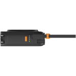 3-in-1 reisoplader met draadloos opladen 10.000 mAh Xtorm kleur zwart weergave zijkant