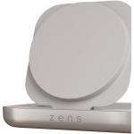 Magnetische Qi2-lader voor nachtkastje met USB-C-kabel 15W Zens kleur wit derde weergave