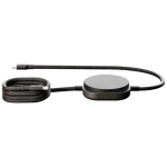 USB-C 2-in-1-oplaadkabel met draadloos Zens-laadstation kleur zwart tweede weergave achterkant