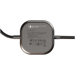 USB-C 2-in-1-oplaadkabel met draadloos Zens-laadstation kleur zwart weergave bedrukking logo 2