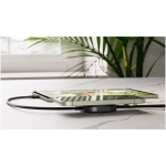 USB-C 2-in-1-oplaadkabel met draadloos Zens-laadstation kleur zwart luxe weergave 2