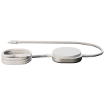 USB-C 2-in-1-oplaadkabel met draadloos Zens-laadstation kleur wit tweede weergave achterkant