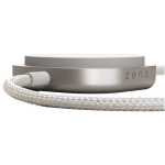 USB-C 2-in-1-oplaadkabel met draadloos Zens-laadstation kleur wit weergave detail 1
