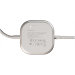 USB-C 2-in-1-oplaadkabel met draadloos Zens-laadstation kleur wit weergave bedrukking logo 2