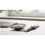 Compacte draadloze oplader met USB-C en 15 W snelladen Zens kleur zwart luxe weergave 2