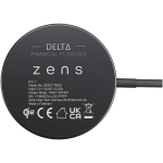 Magnetische bureaulader met USB-C en 15 W vermogen Zens kleur zwart weergave bedrukking logo 2