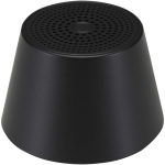 Compacte magnetische speaker met aluminium afwerking en 3 W vermogen kleur zwart tweede weergave