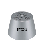 Compacte magnetische speaker met aluminium afwerking en 3 W vermogen met afdrukgebied