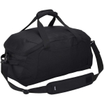 Thule 40L reistas met vakken en afneembare schouderriem kleur zwart tweede weergave achterkant