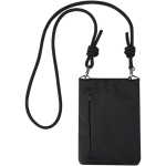 Waterbestendige organizer tas voor accessoires met RFID kleur zwart tweede weergave achterkant