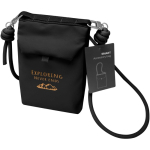 Waterbestendige organizer tas voor accessoires met RFID kleur zwart weergave transfer printen