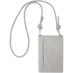 Waterbestendige organizer tas voor accessoires met RFID kleur lichtgrijs tweede weergave achterkant