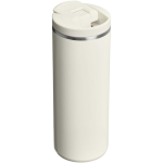 Lekvrije dubbelwandige thermobeker met fliptopdeksel 350ml Stanley kleur beige tweede weergave achterkant