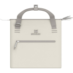 Mini koeltas met stevige rits voor 10 Stanley-blikjes kleur beige derde weergave voorkant