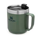 Thermische mok met spatbestendig deksel van roestvrij staal 350ml Stanley kleur donkergroen