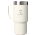 Thermische mok met morsbestendig deksel en dubbele wand 473ml Stanley kleur beige weergave bedrukking logo 2