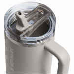 Stanley thermobeker 1,18 L met lekvrije inklapbare rietje kleur grijs weergave detail 1