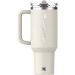 Stanley thermobeker 1,18 L met lekvrije inklapbare rietje kleur beige weergave bedrukking logo 2