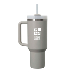 Stanley thermobeker 890 ml met draaideksel en herbruikbaar rietje met afdrukgebied