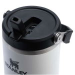 Stanley thermobeker 890ml met lekvrije inklapbare rietje kleur wit weergave detail 1