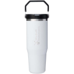 Stanley thermobeker 890ml met lekvrije inklapbare rietje kleur wit weergave bedrukking logo 2