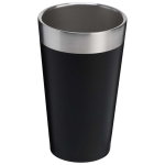 Stapelbare beker met dubbele wand en vacuümisolatie 470ml Stanley kleur zwart tweede weergave achterkant