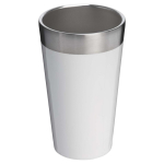 Stapelbare beker met dubbele wand en vacuümisolatie 470ml Stanley kleur wit tweede weergave achterkant