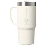 Thermische roestvrijstalen beker met spatdeksel 710ml Stanley kleur beige weergave bedrukking logo 2