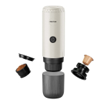 Draagbare koffiemachine 15bar druk en oplaadbaar 80ml Prixton kleur beige derde weergave