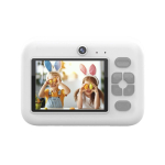 Instantcamera voor kinderen met afdrukfunctie 1.300 mAh Prixton kleur wit tweede weergave achterkant