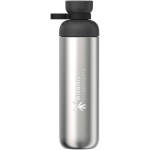 Fles met dubbele opening en lekvrije dop 900ml Mepal kleur zwart weergave bedrukking logo 2