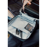 Thermische lunchtas met buitenvak en handvat Nordic Drift Storm kleur zwart sfeer weergave 3
