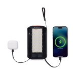 Opvouwbare zonnepowerbank met snelladen Nordic Drift Titan 10000mAh kleur zwart derde weergave