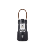Campinglamp met speaker en USB-C-opladen Nordic Drift Everest 10W kleur zwart met afdrukgebied