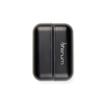 Magnetische handwarmer met powerbank Nordic Drift Everest 6000mAh kleur zwart weergave met logo