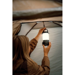 Oplaadbare campinglamp met zwengel 300 lm Nordic Drift Everest kleur zwart sfeer weergave