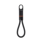 USB-C-snelloplaadkabel met karabijnhaak Nordic Drift Everest 60W kleur zwart tweede weergave