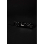 Multitool met 12 functies en karabijnhaak Nordic Drift Adventure kleur zwart weergave met logo