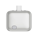 Slimme USB-C-oplaadadapter met overlaadbeveiliging 140W kleur zilver derde weergave