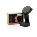 Opvouwbare 3-in-1 draadloze oplader met ultrasnel laden 25 W kleur grijs weergave met doos