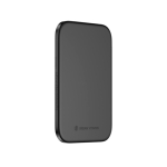 Ultradunne powerbank van 4 mm met draadloos laden 3000 mAh kleur zwart tweede weergave