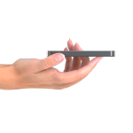 Ecologische magnetische powerbank met draadloos laden 15W 5000 mAh kleur zwart zevende weergave