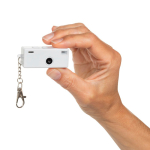 Instantcamera als sleutelhanger met kleurenscherm en USB-C 720P kleur wit achtste weergave