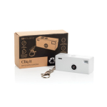Instantcamera als sleutelhanger met kleurenscherm en USB-C 720P kleur wit weergave met doos